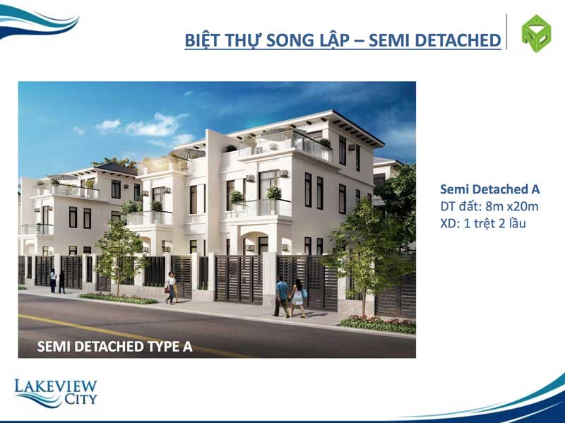 BIỆT THỰ SONG LẬP LOẠI A